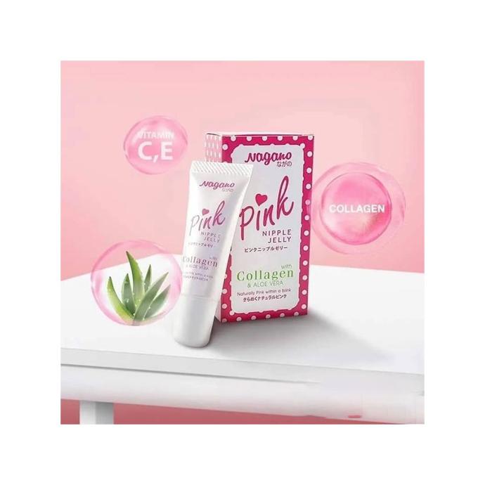 Nagano Pink Nipple Jelly With Collagen & Aloe Vera 10ml