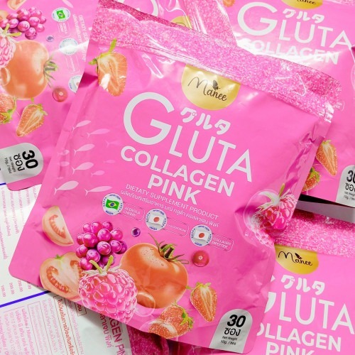 Manee Gluta Collagen Pink 30Pcs Juice 300g