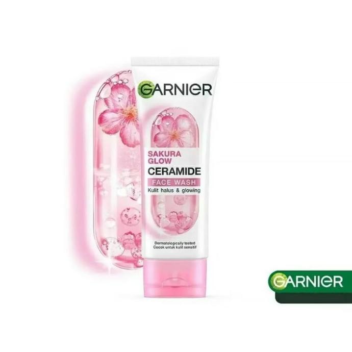 GARNIER Sakura Glow Ceramide Face Wash 100ml