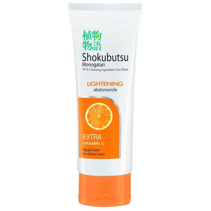 Shokubutsu Monogatari Lightening Extra Vitamin C Facial Foam 100g